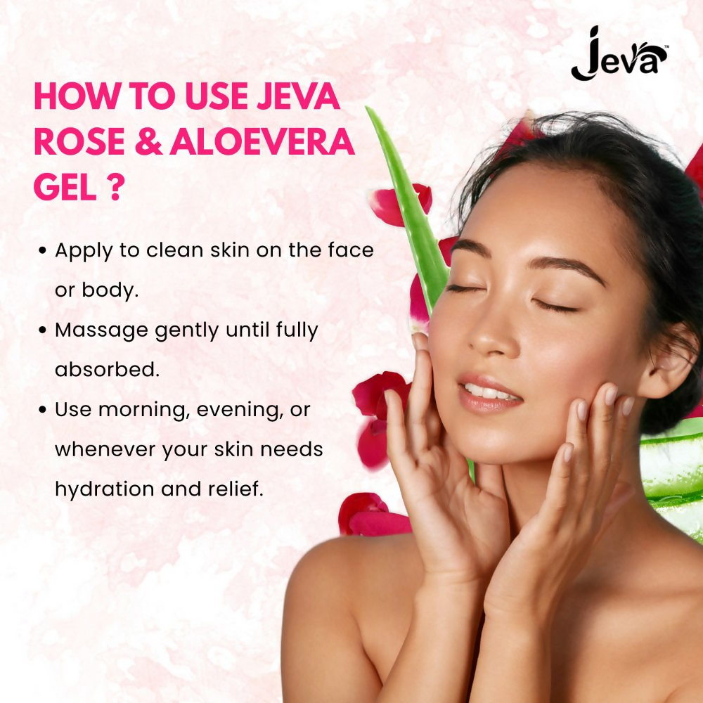Jeva Rose and Aloe Vera Facial Massage Gel