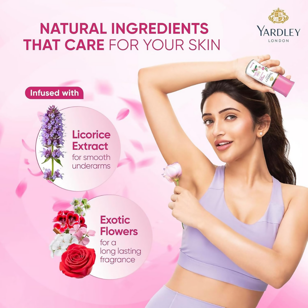 Yardley London English Rose Anti Perspirant Deodorant Roll On for Women