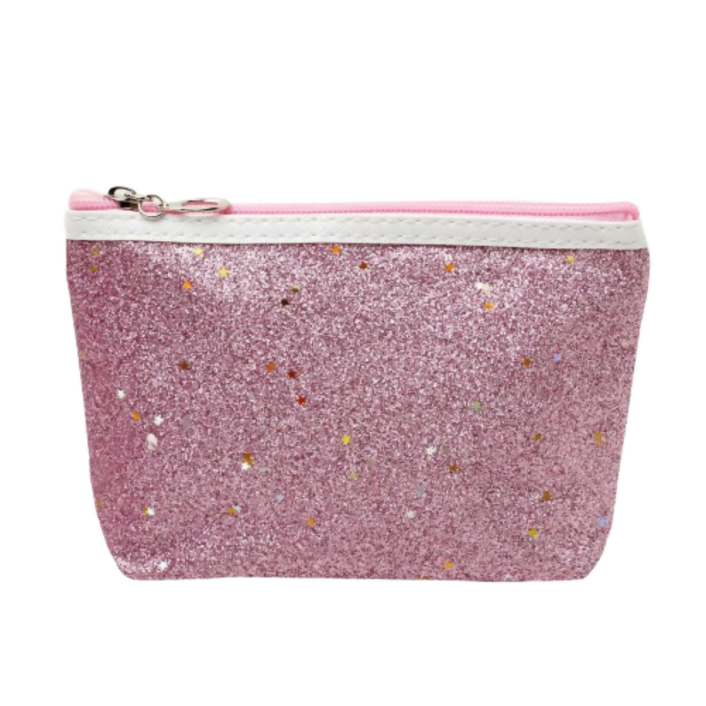 Bronson Professional Glitter Bling Mini Makeup Travel Pouch Kit