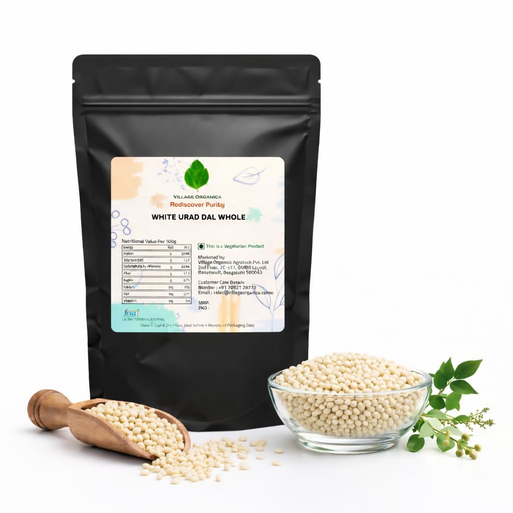 Village-Organica White Urad Dal Whole