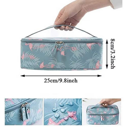 Bronson Professional Portable Dividers Travel Cosmetic Bag Organizer