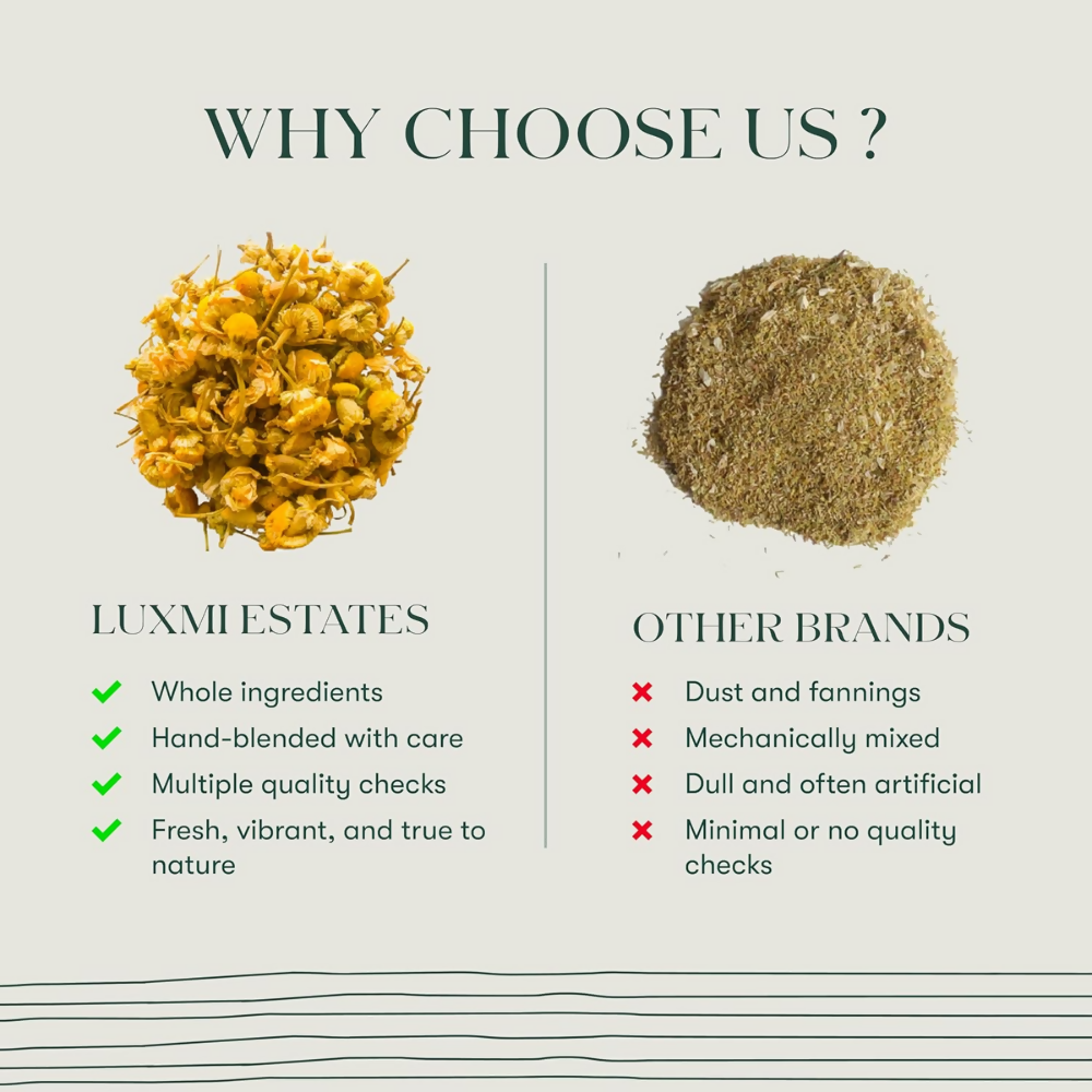 Luxmi Estates Chamomile Honey Herbal Infusion