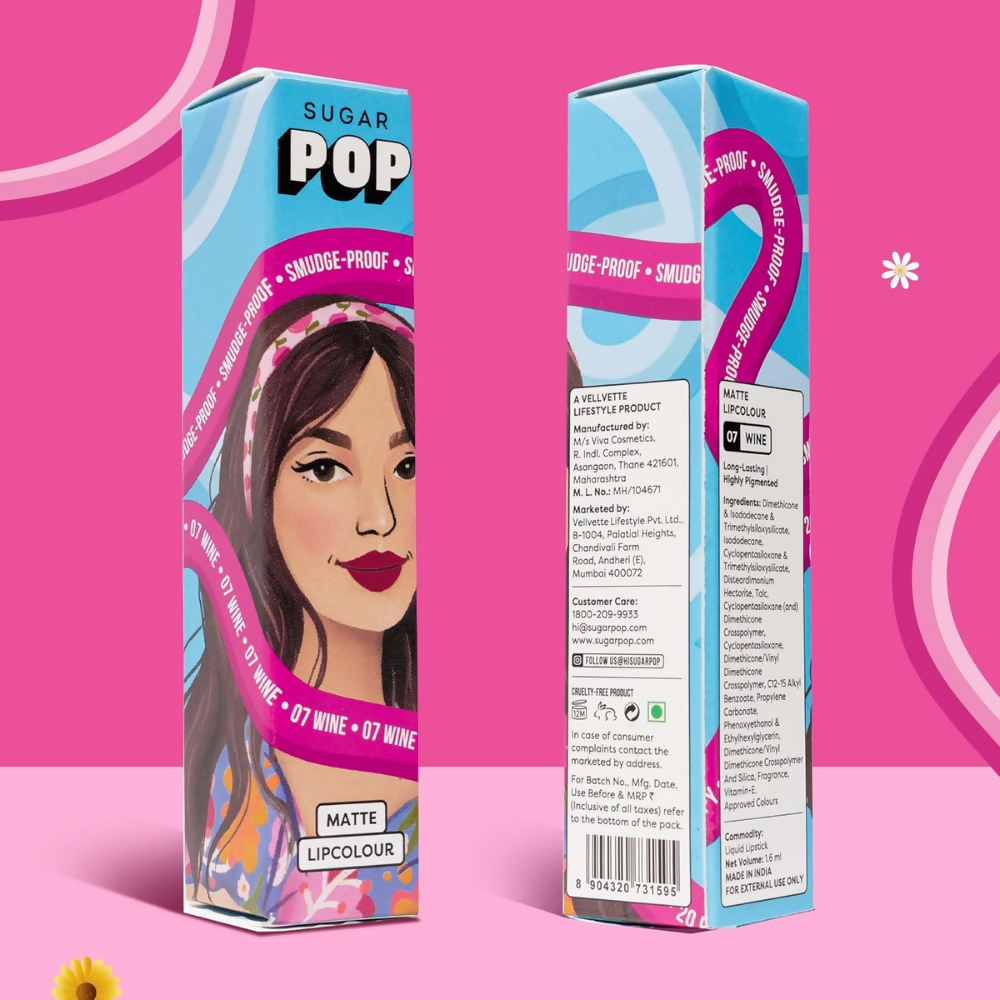 SUGAR POP Matte Lipstick - 08 Crimson