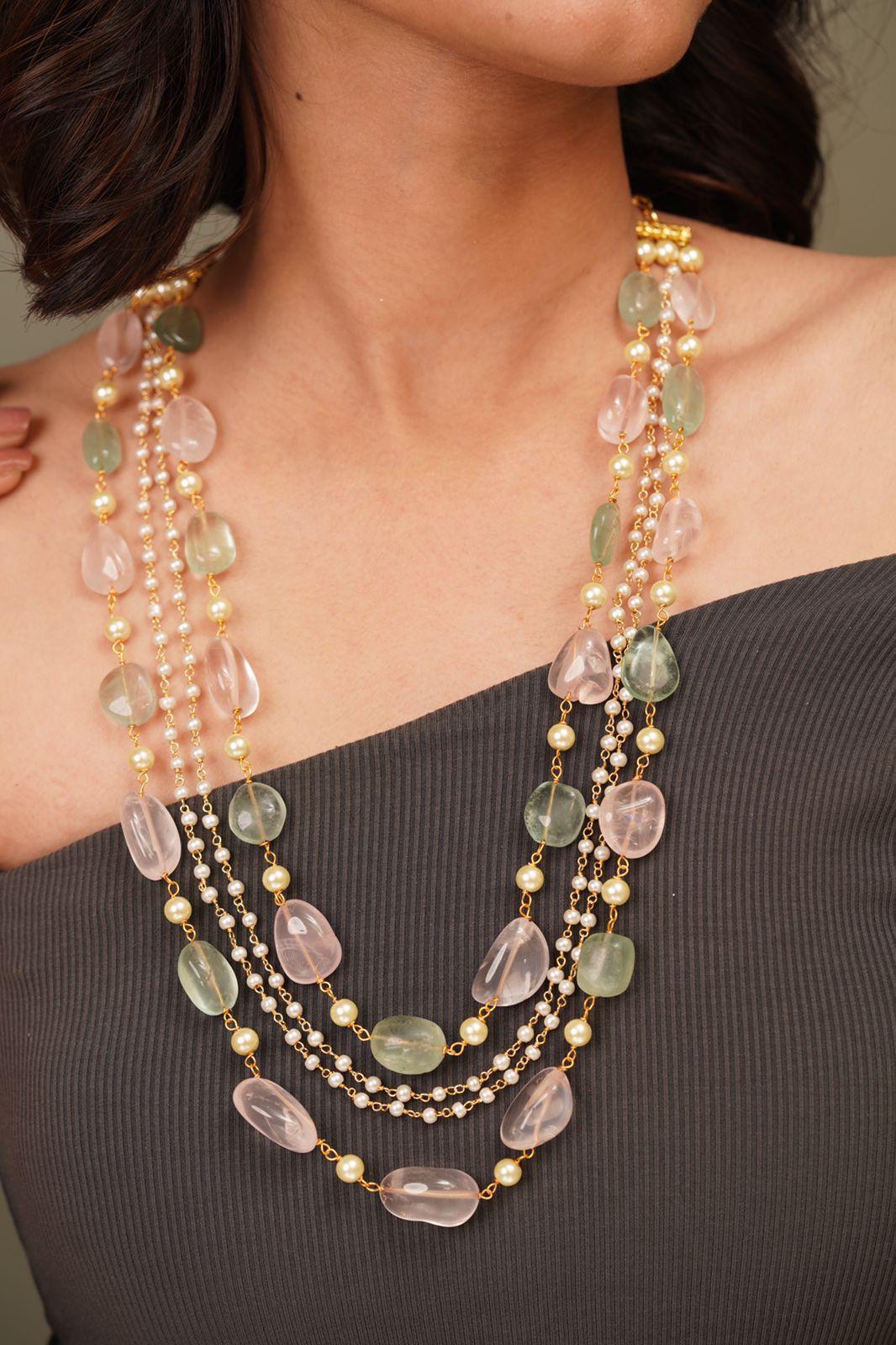 Pastel Beaded Contemporary Mala
