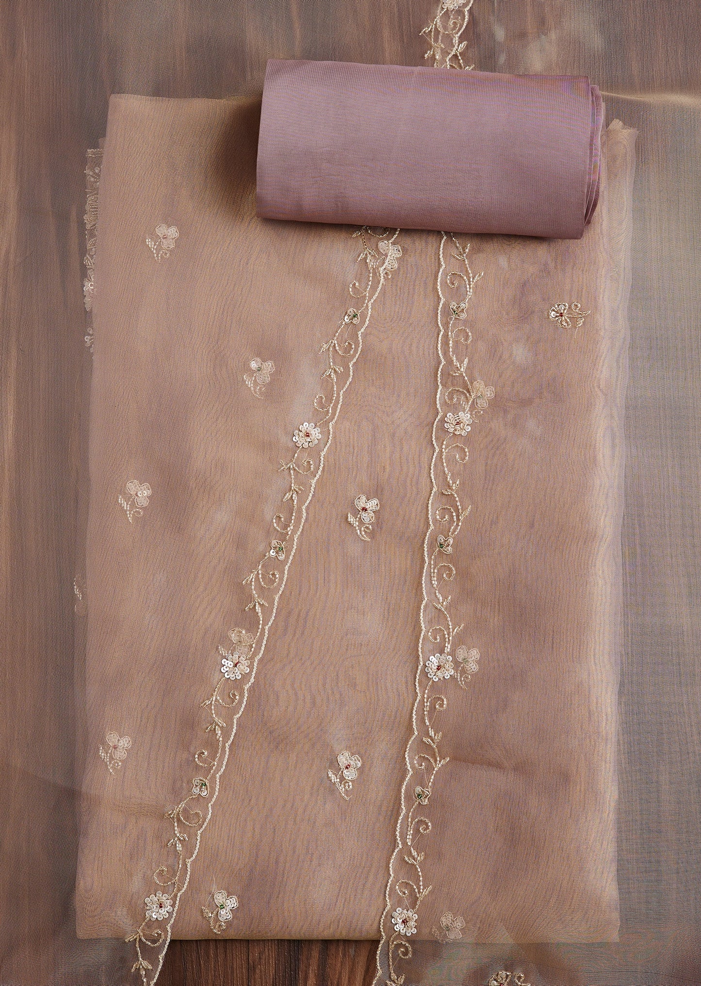 Pastel Lavender Tissue Suit Set