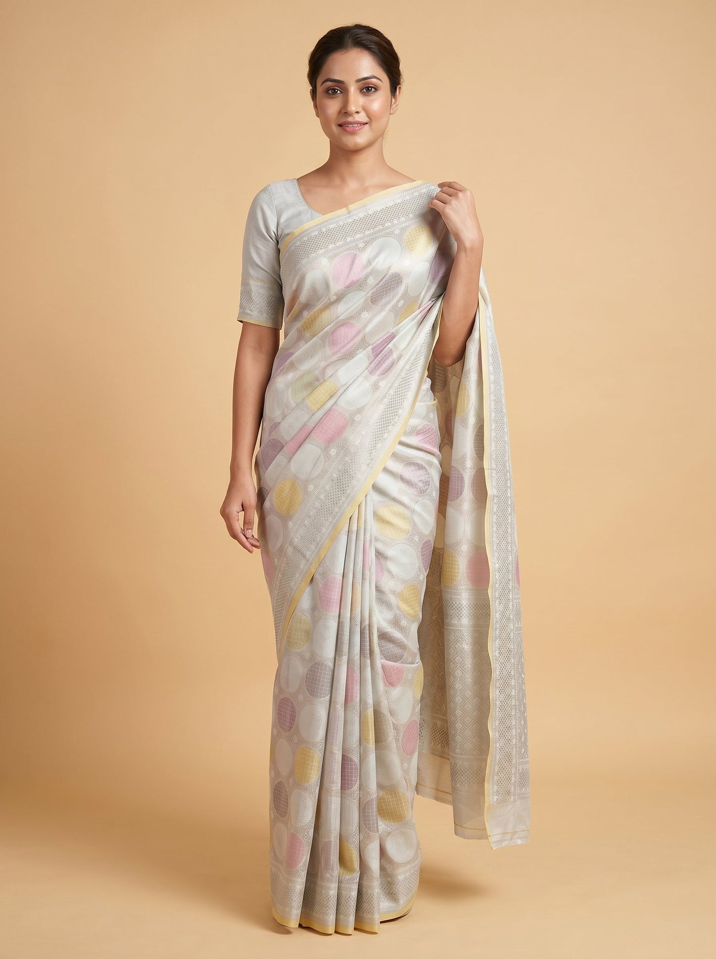 Pastel Soft Palette Handloom Saree