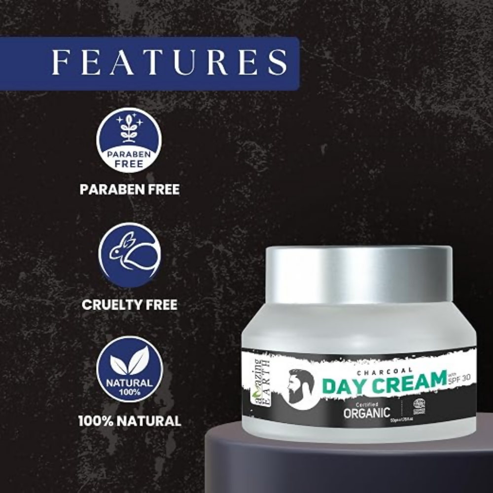 Amazing Earth Certified Organic Charcoal Day Cream
