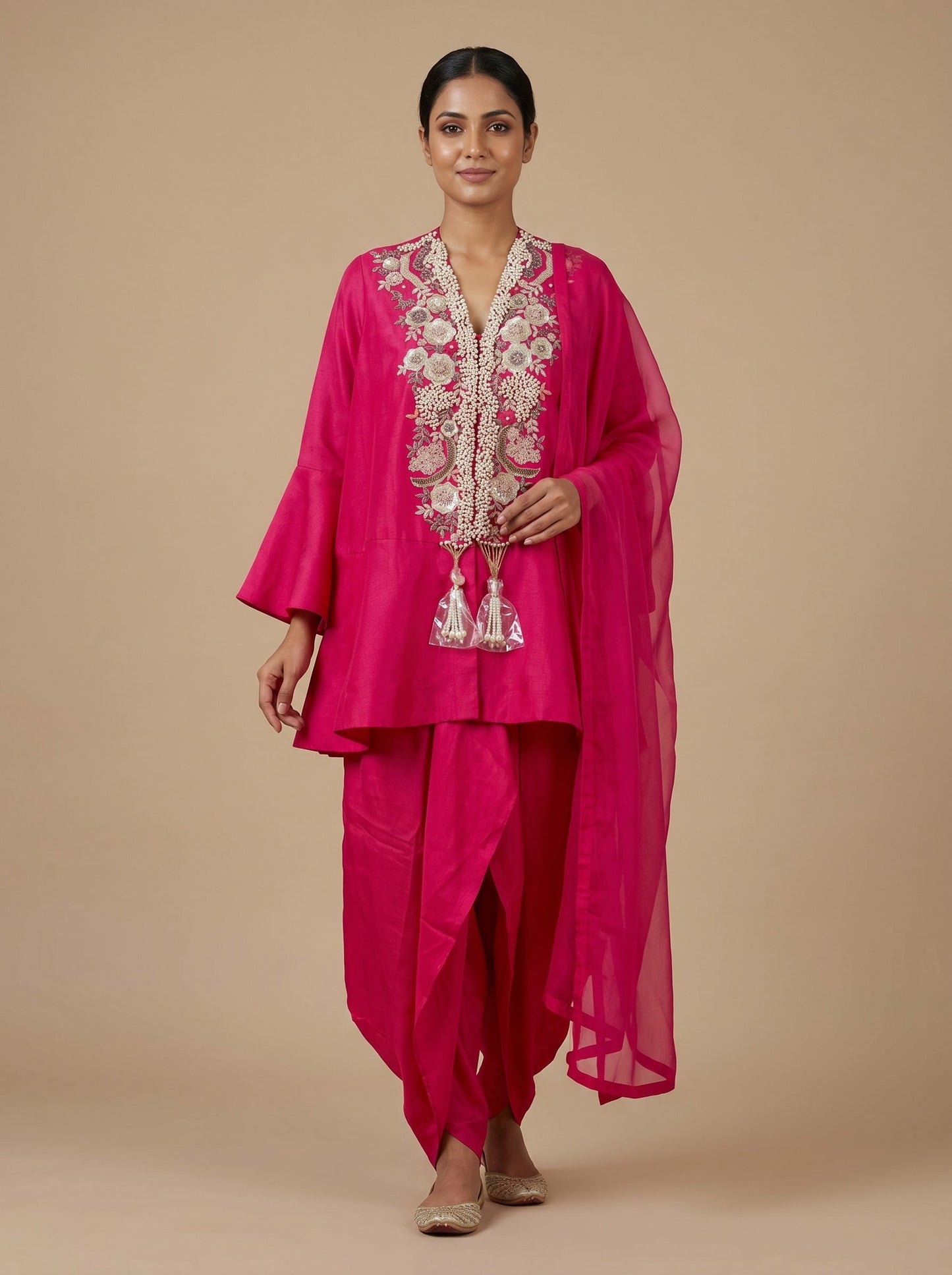 Peony Pink Palazzo Set