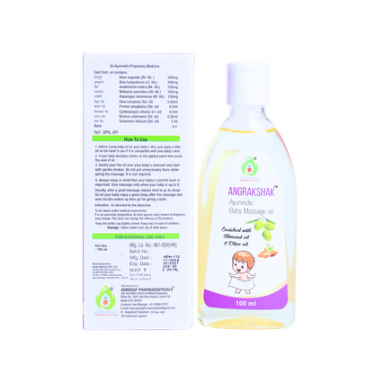Agrosaf Ang Rakshak Baby Massage Oil