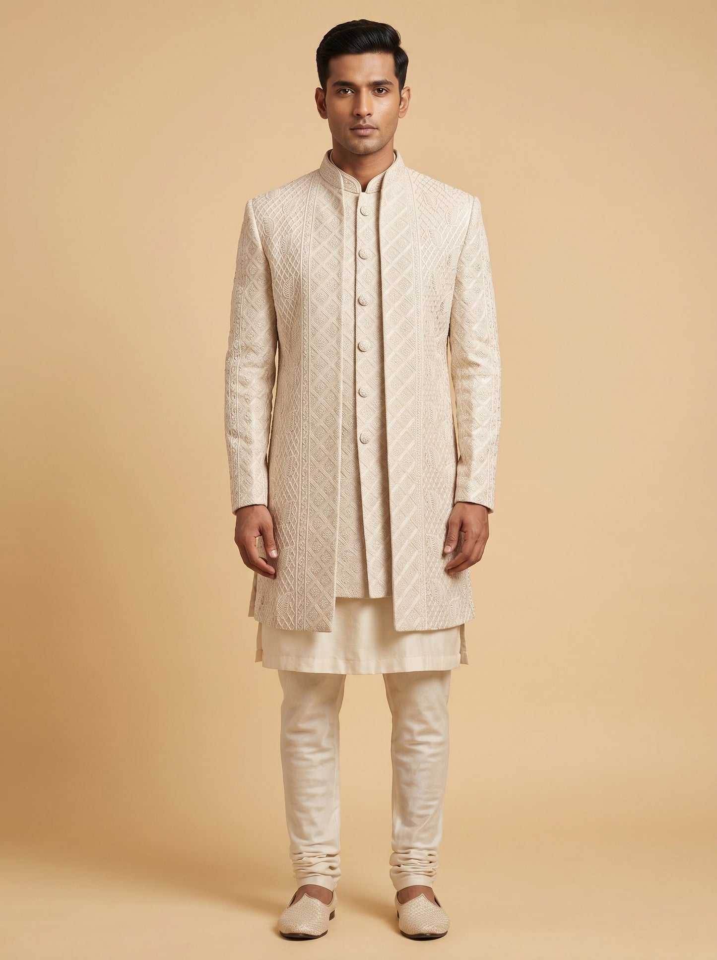 Pink Classic Sherwani