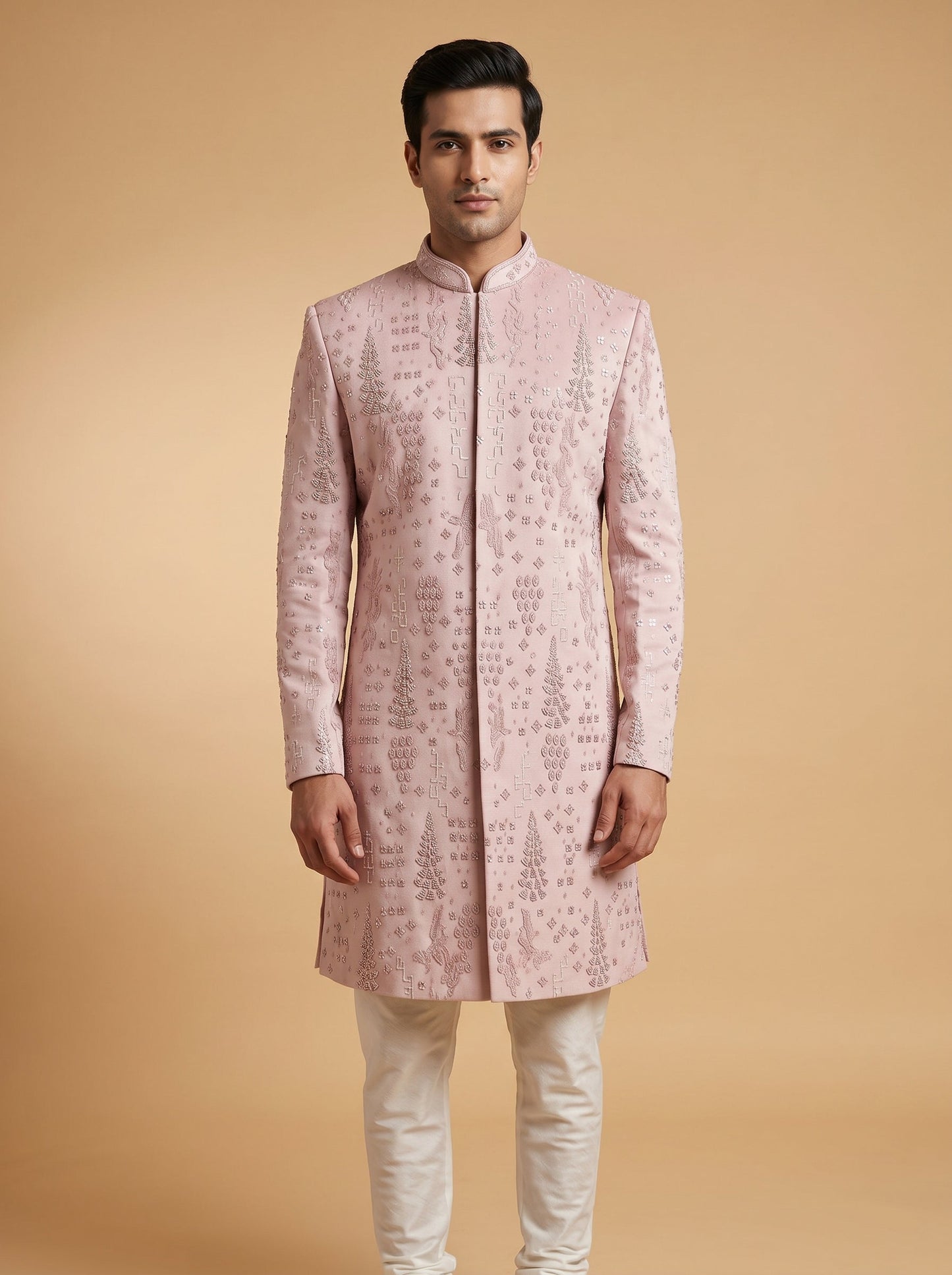 Pink Festive Indowestern