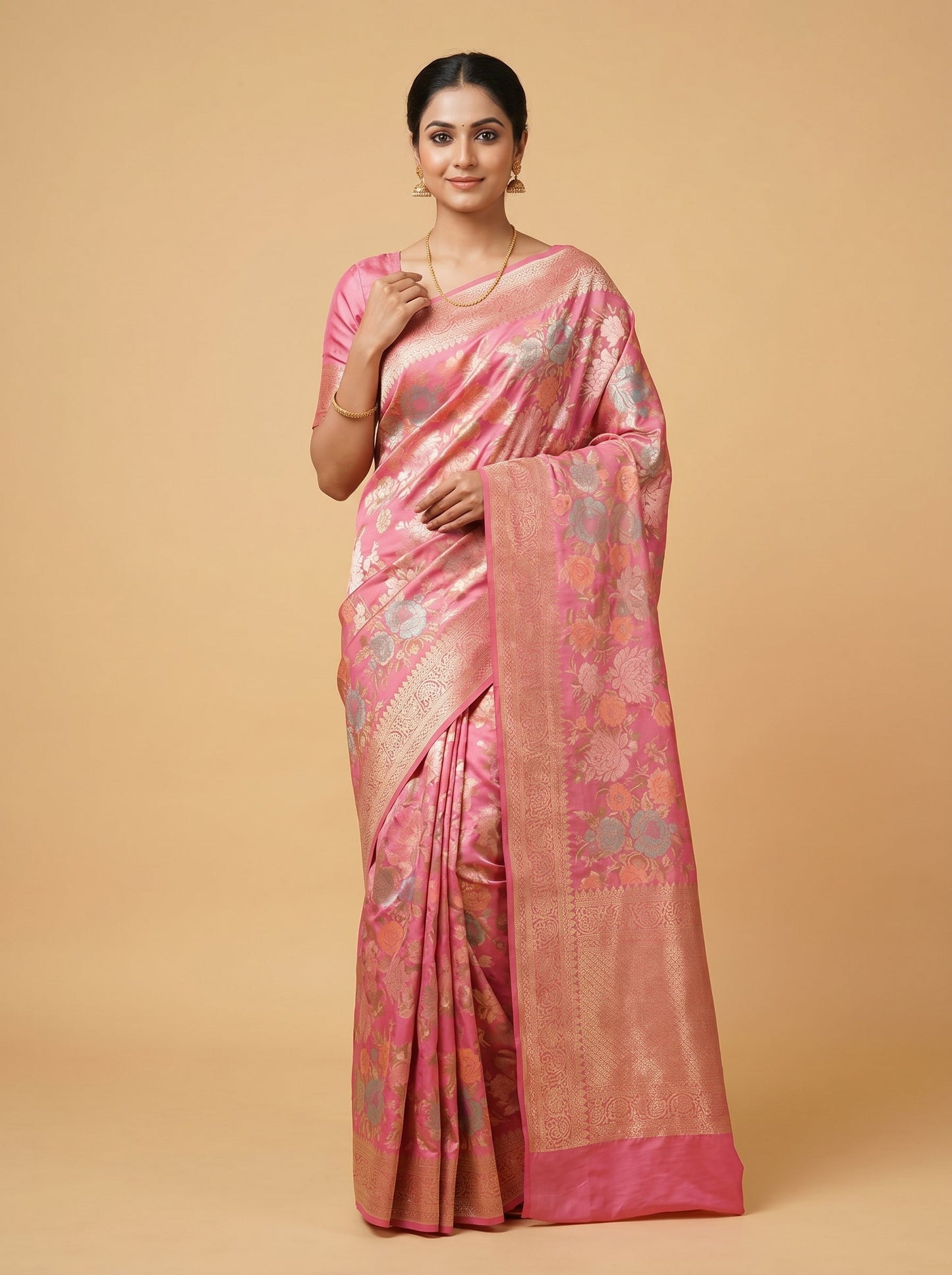 Pink Petal Touch Handloom Saree