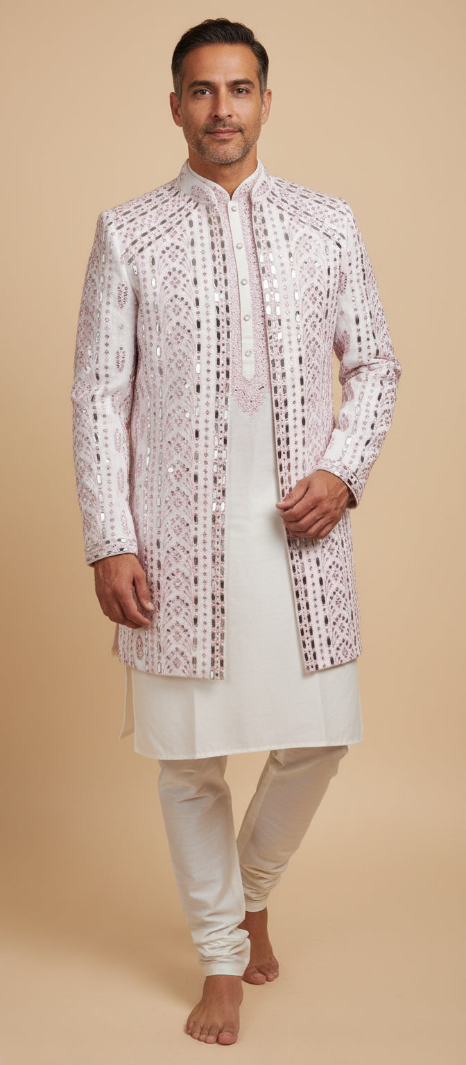 Pink Statement Sherwani
