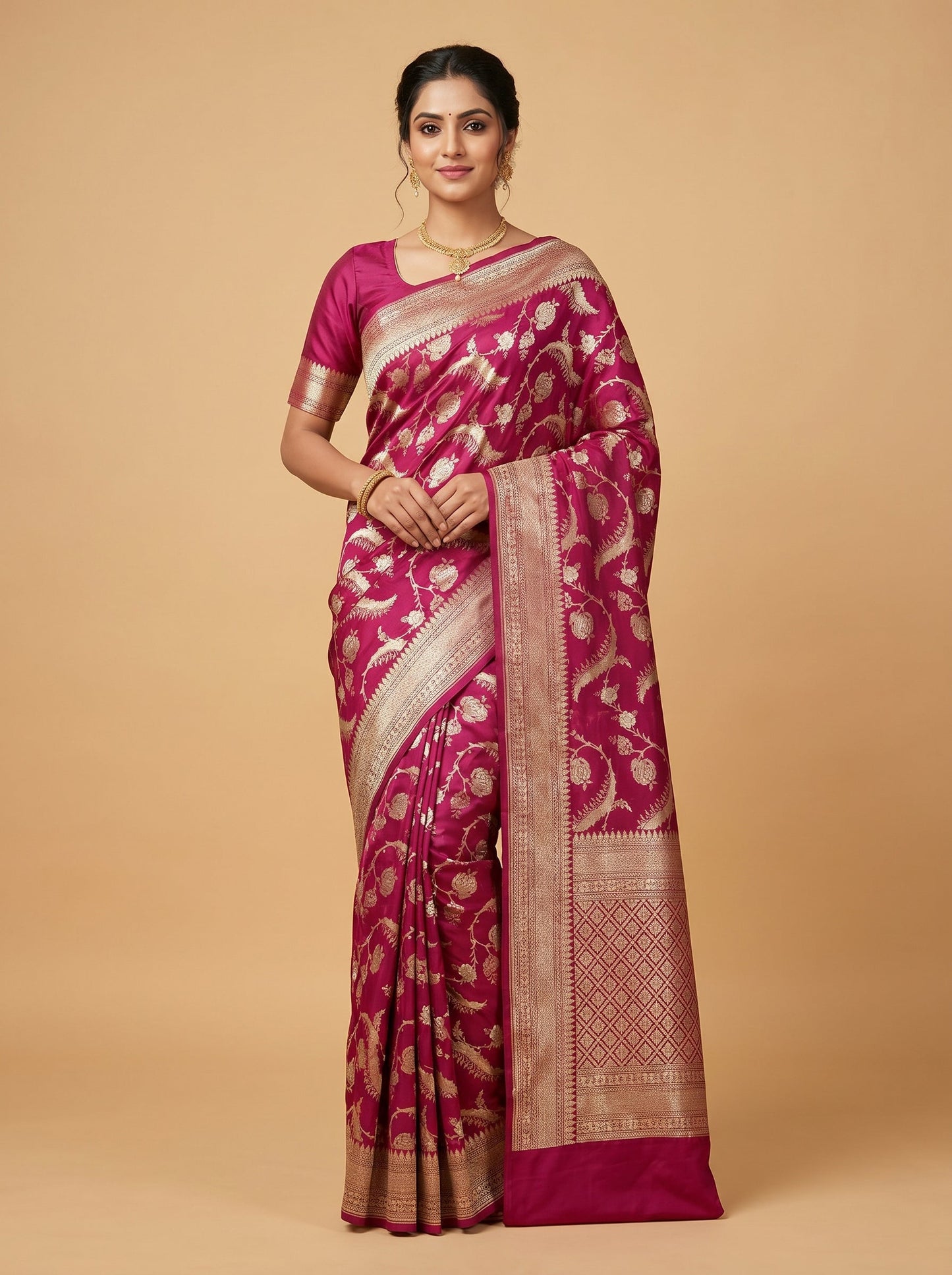 Pink Tender Saree