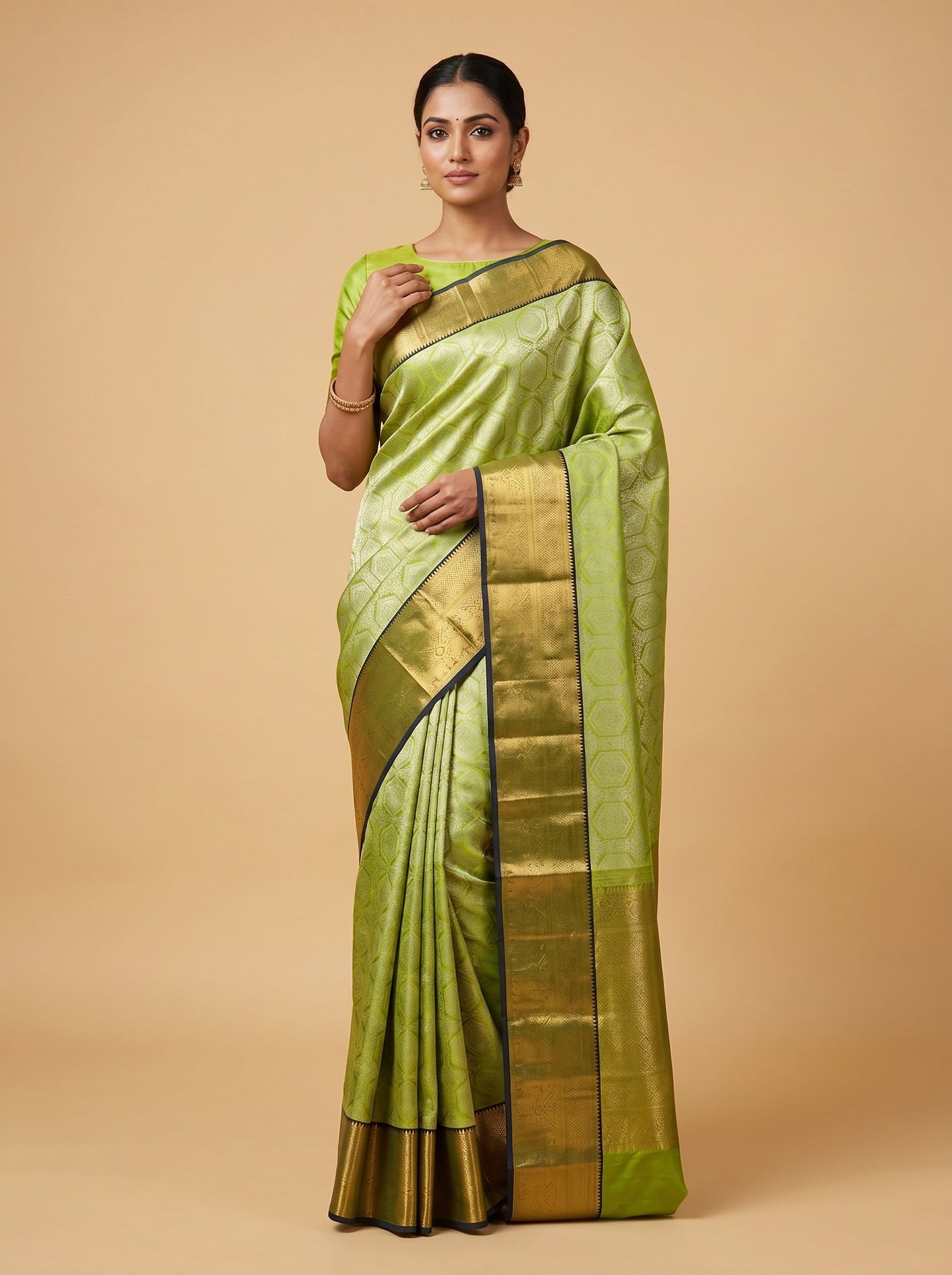 Pista Handloom Saree