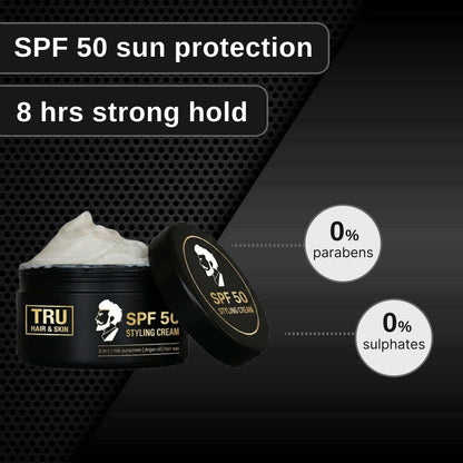 Tru Hair & Skin Spf 50 Styling Cream