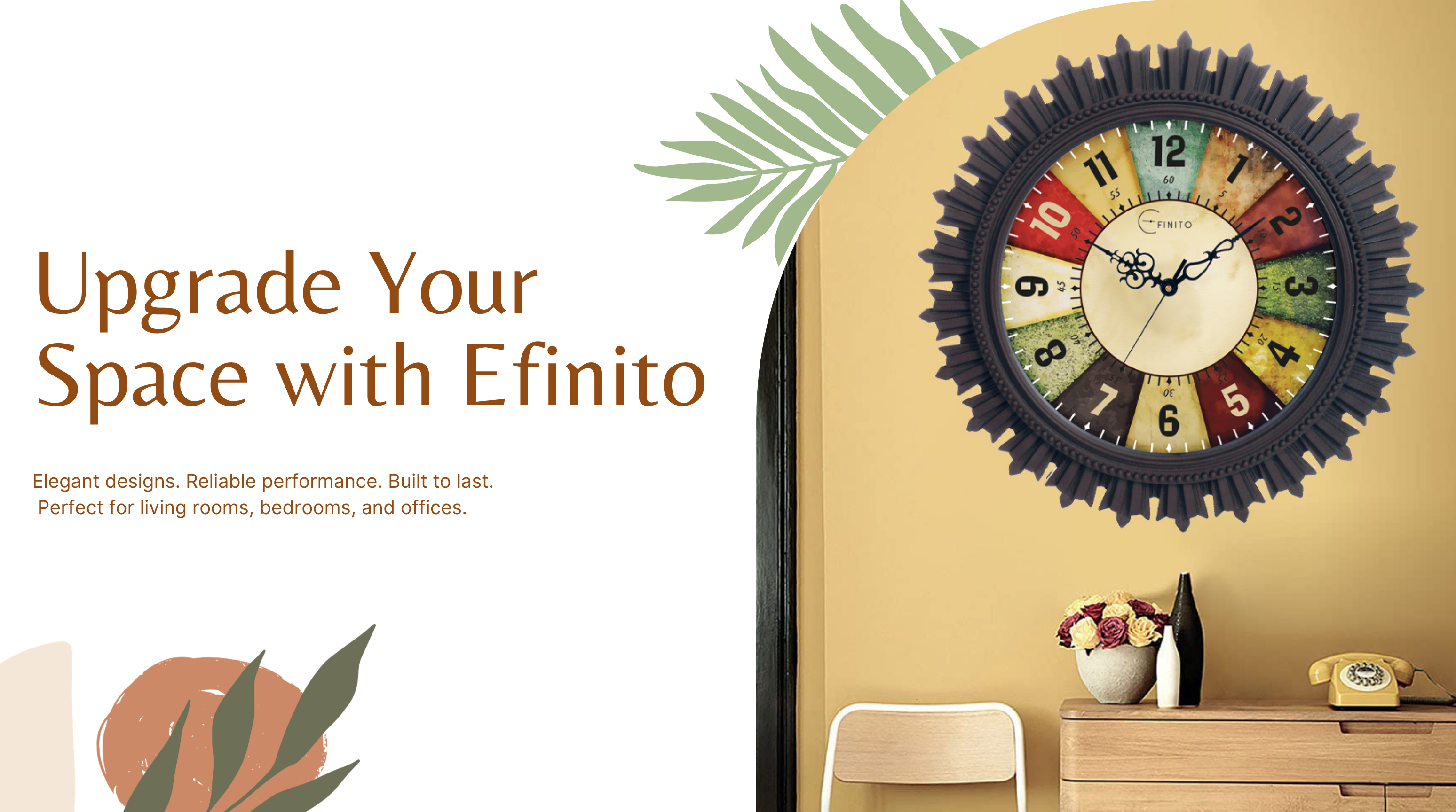 Load video: Classic Roulette Wall Clock 17 Inch