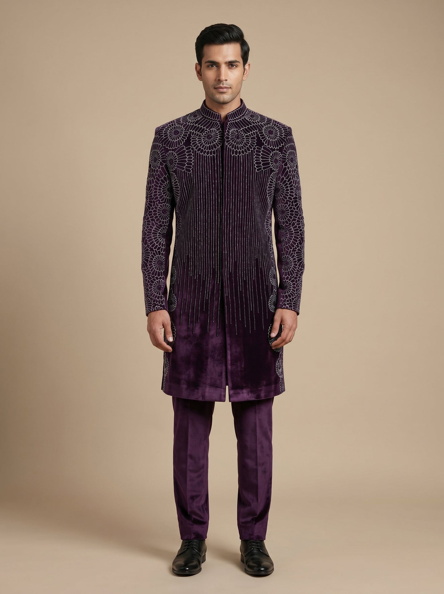 Purple Royal Indowestern