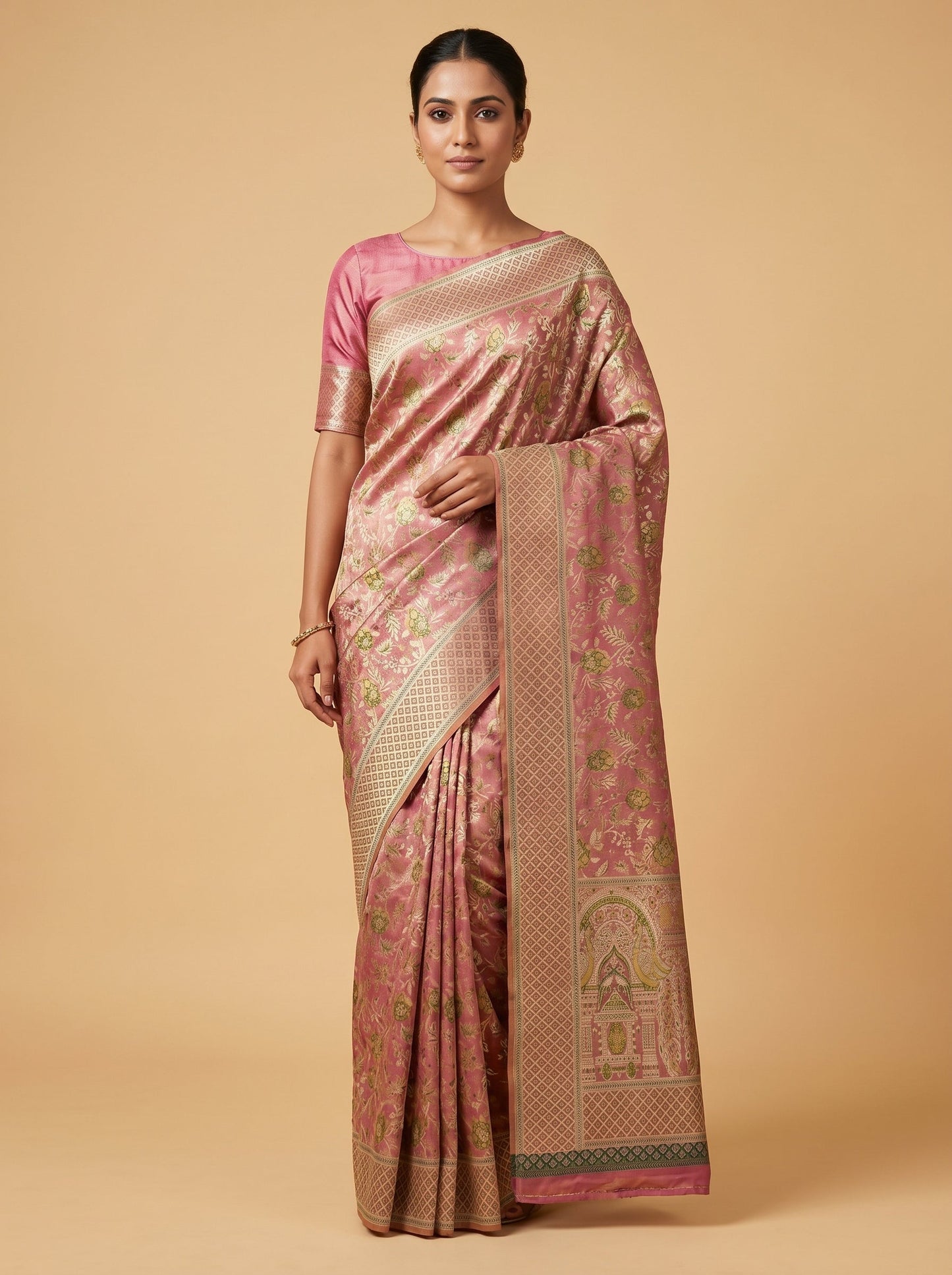 Purple Sovereign Depth Handloom Saree