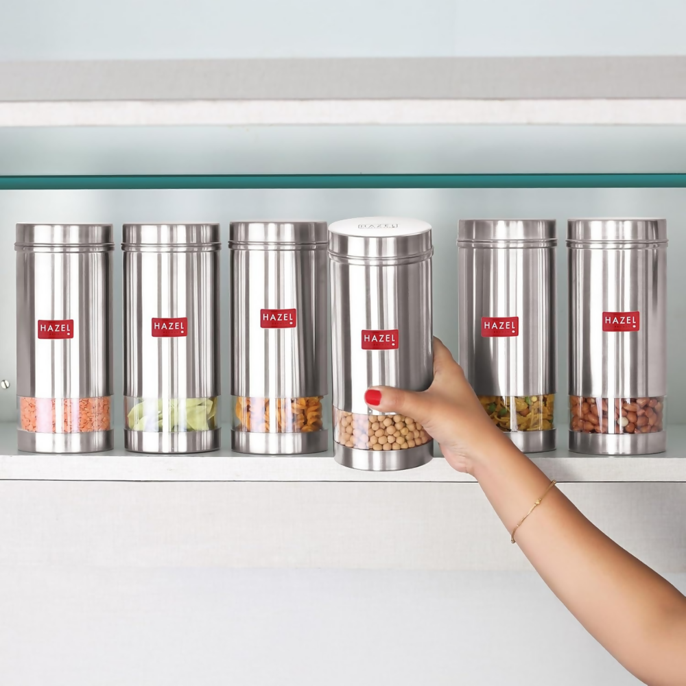 Hazel Stainless Steel Kitchen Containers