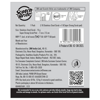 Scotch-Brite Steel Ball and Super Strong - Pack of 6