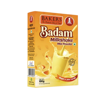 BAKERS Milk Shake Mix Powder - Badam Flavor