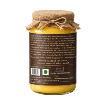 Village-Organica A2 Gir Cow Ghee,Traditional Bilona Method