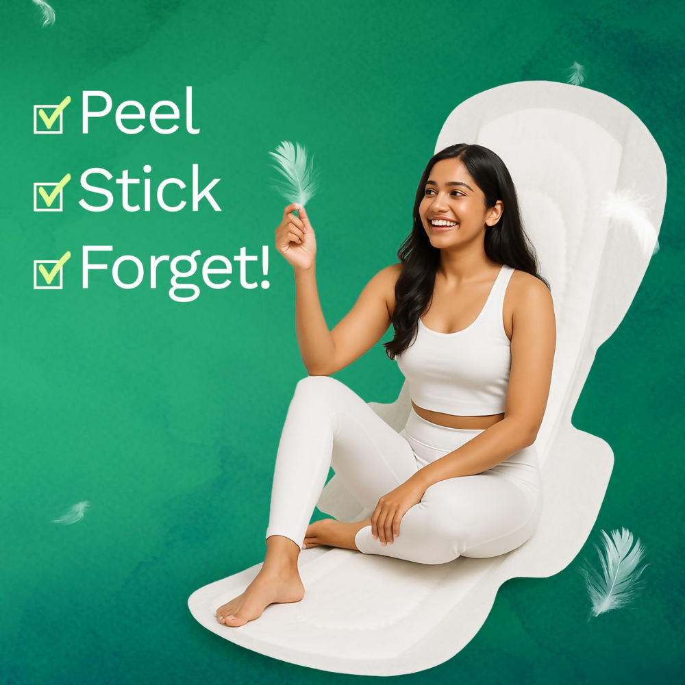 Pee Safe Comfort Ultra Thin Sanitary Pads For Women (14 Pads)