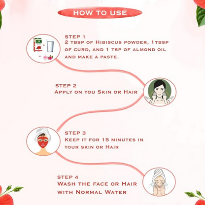VedicAyurveda Bio-Organic Industry Hibiscus Powder