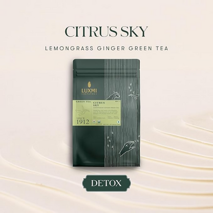 Luxmi Estates Citrus Sky - Lemongrass Ginger Green Tea
