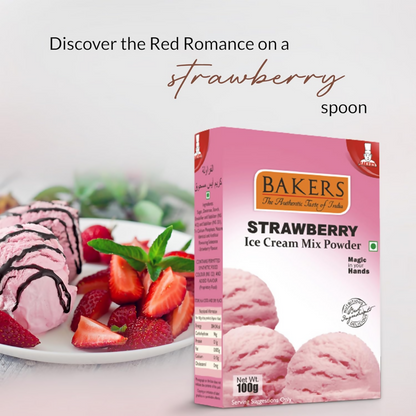 BAKERS Strawberry Ice Cream Powder