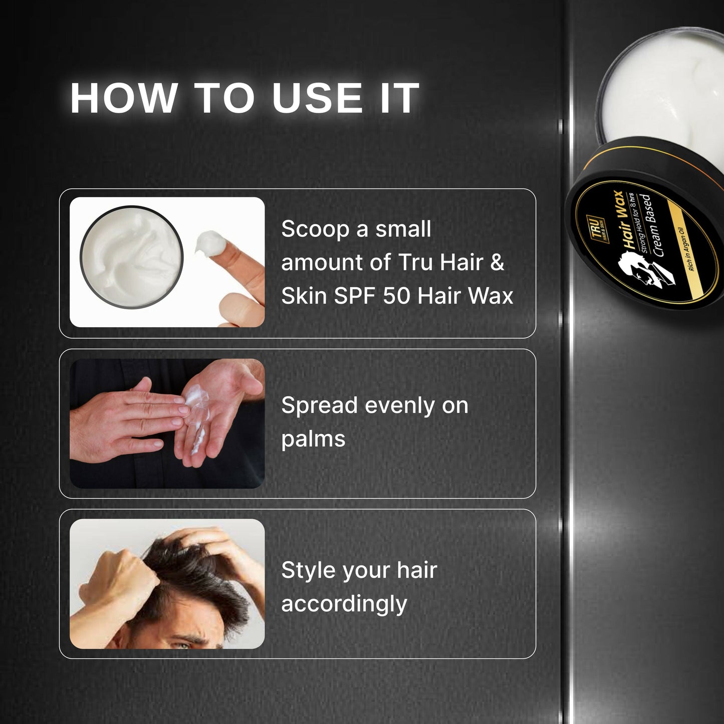 Tru Hair & Skin Spf 50 Styling Cream