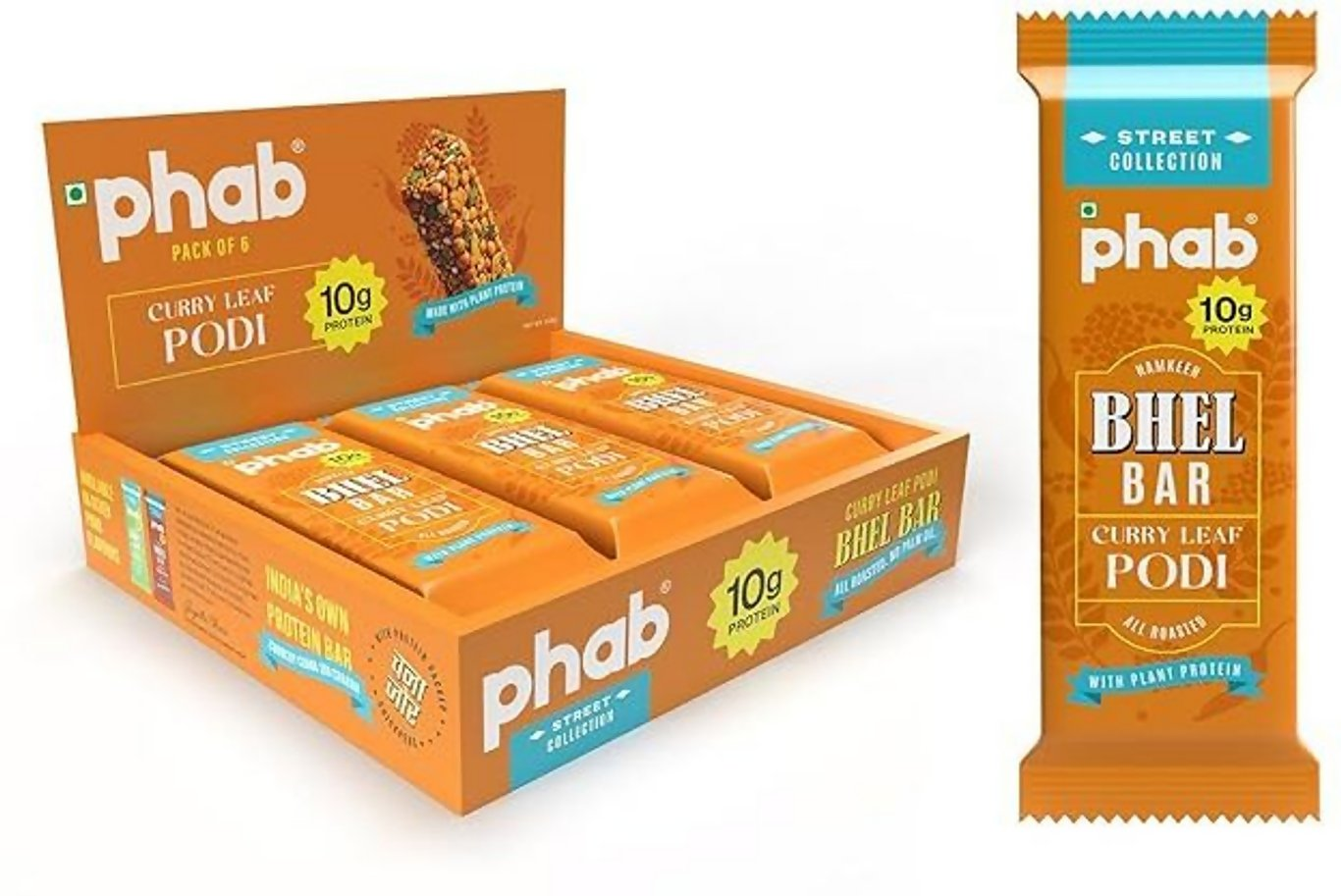 Phab Curry Podi Leaf Protein Bars
