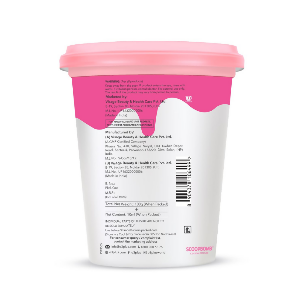 Professional O3+ Pedilogix Scoop Bomb Pedicure Gel