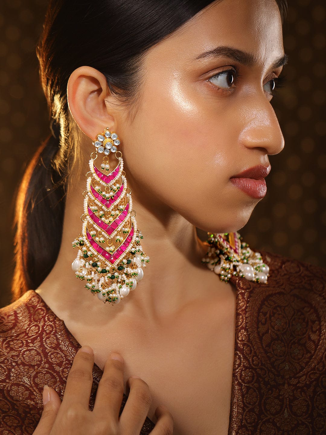 Queen’s Dream Beaded Earrings