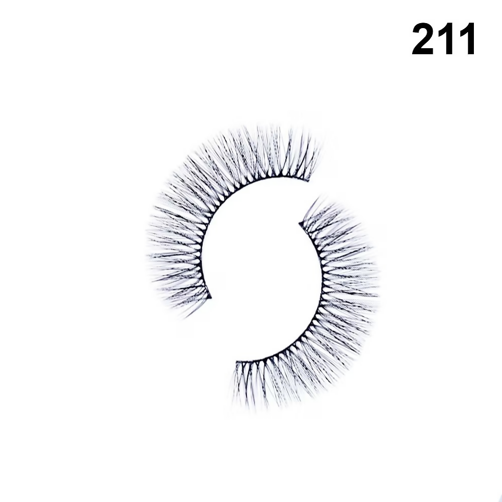 Bronson Professional Pair 6D Long & Natural False Eyelashes - 211