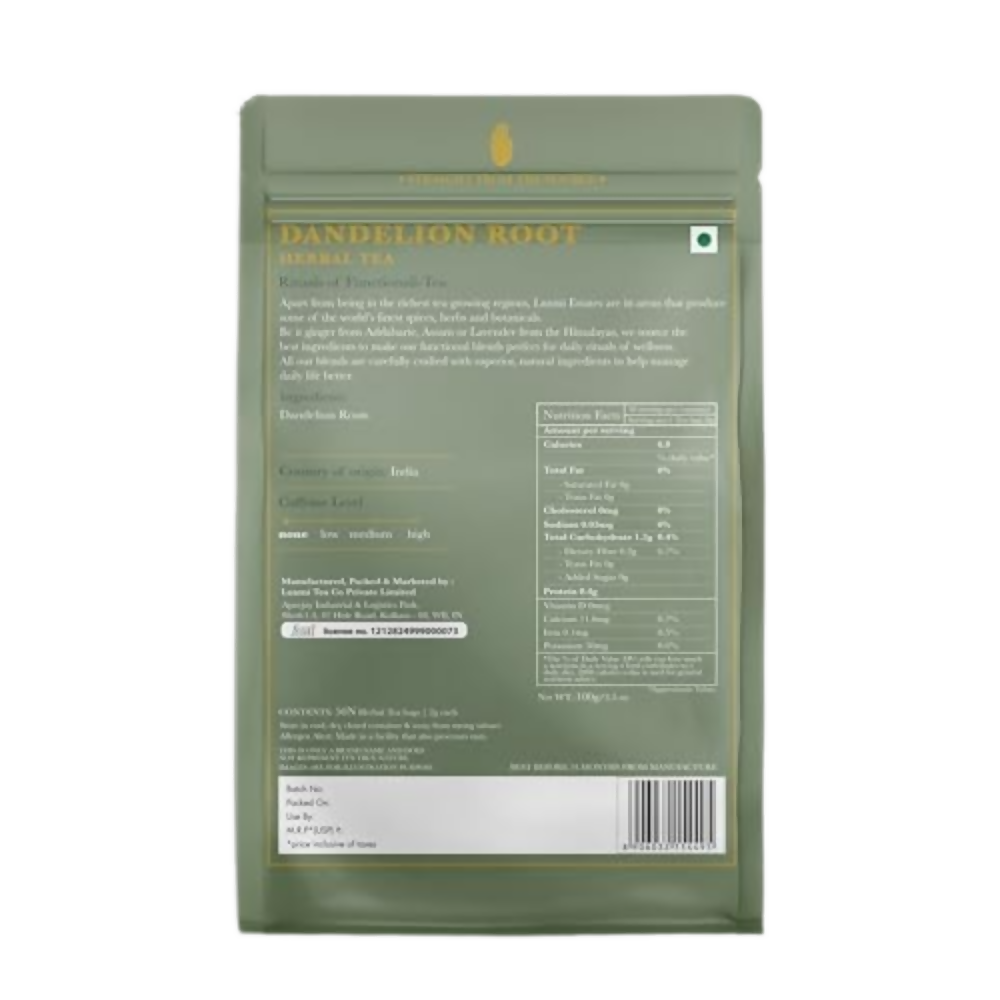 Luxmi Estates Pure Dandelion Root  Natural Herbal Infusion