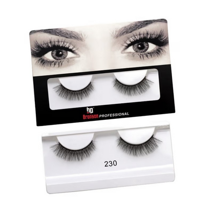 Bronson Professional 3D Effect Long and Natural Look False Eyelashes - 230