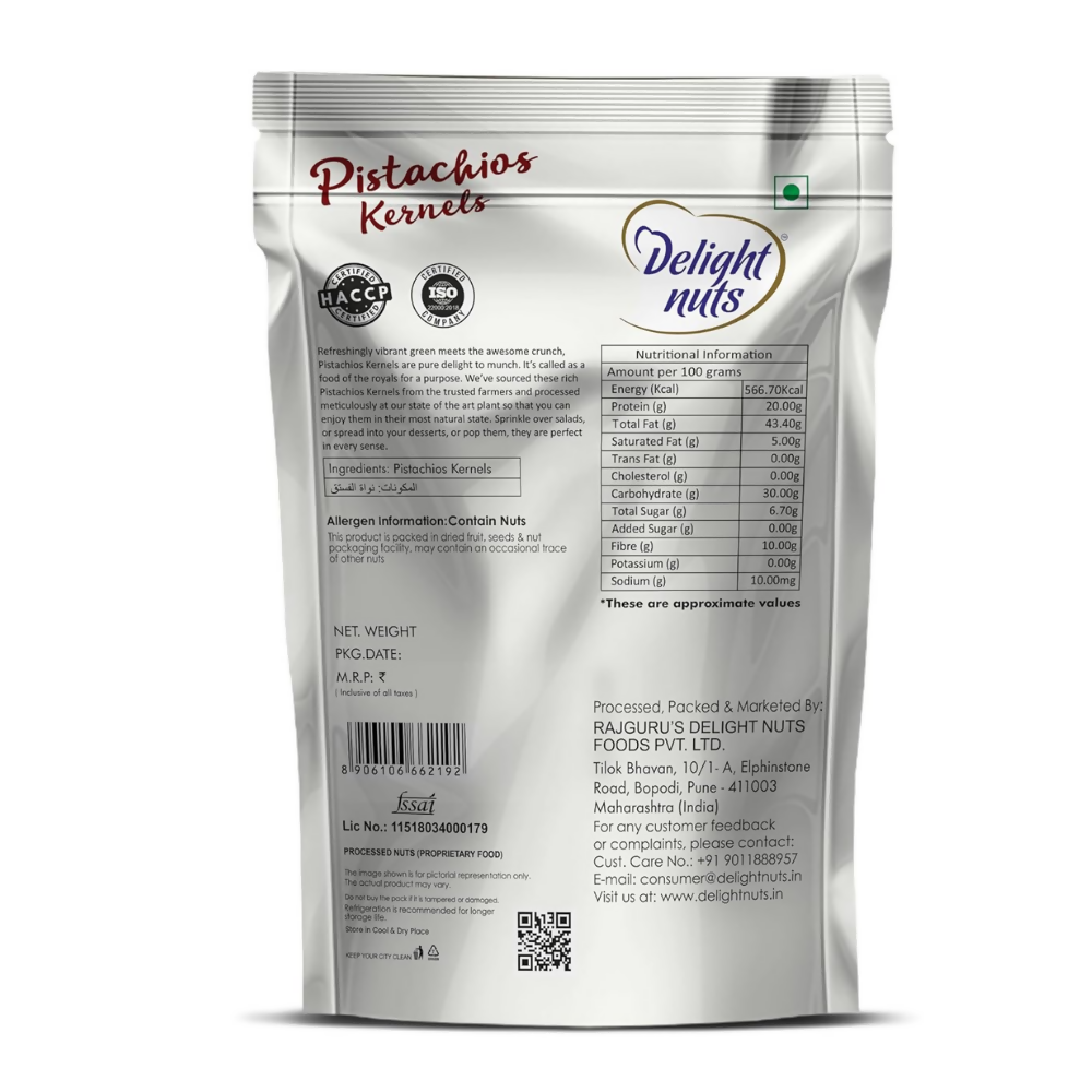 Delight nuts Pistachios Kernels