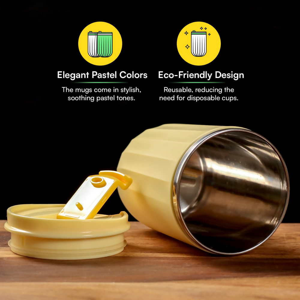 Udyan Tea Stainless Steel Vacuum Insulated Tumbler - Honey Yellow