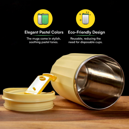 Udyan Tea Stainless Steel Vacuum Insulated Tumbler - Honey Yellow