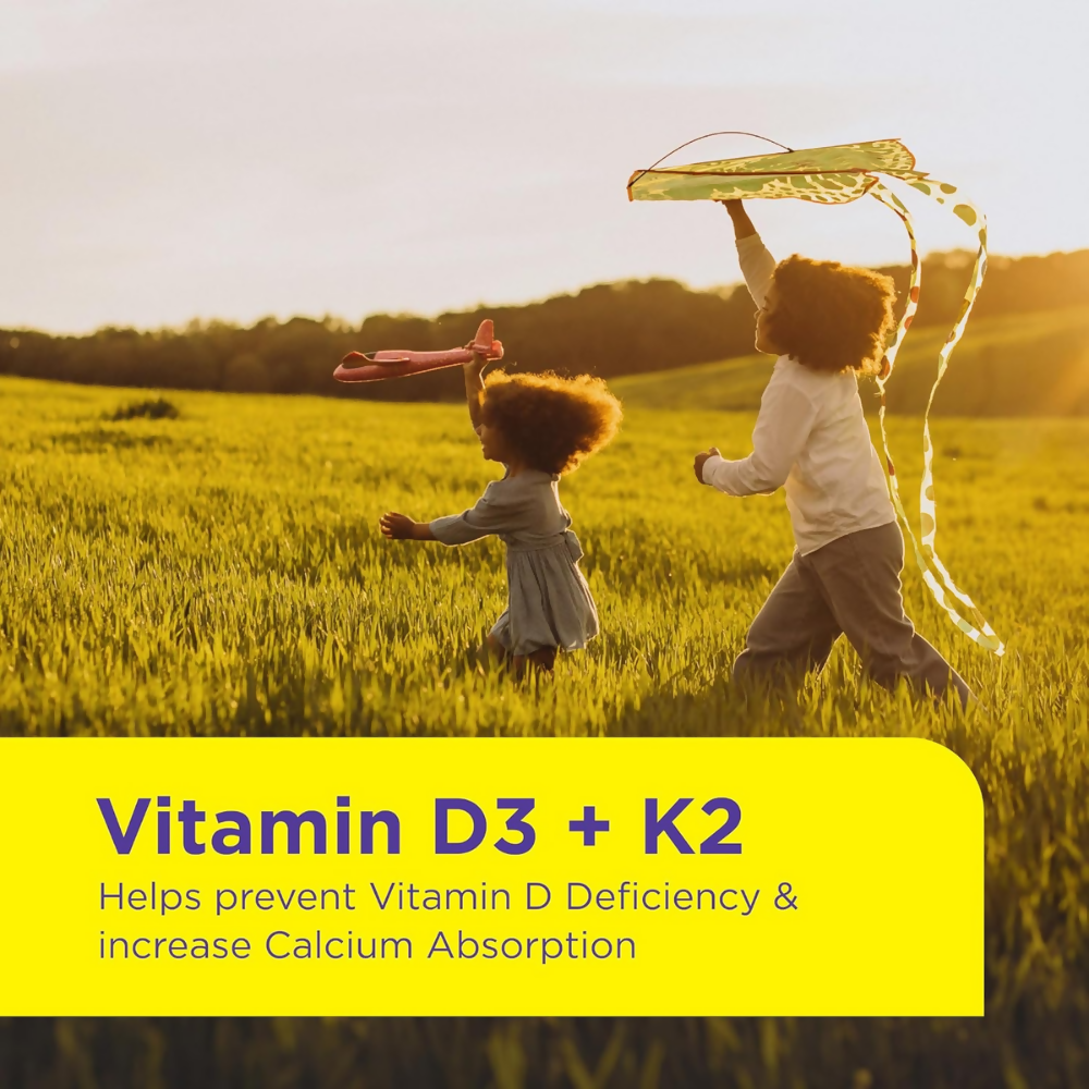 NutriBears Kids Vitamin D3,K2 & B12 Gummies