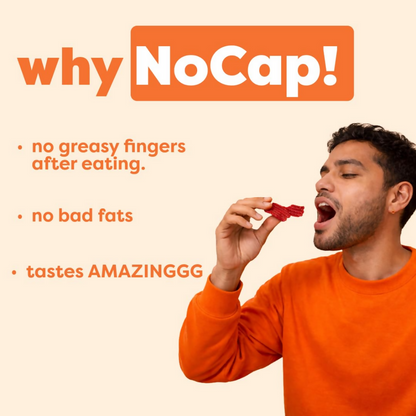 Nocap foods Zero Guilt Healthy Beetroot Chips - Cream&Onion