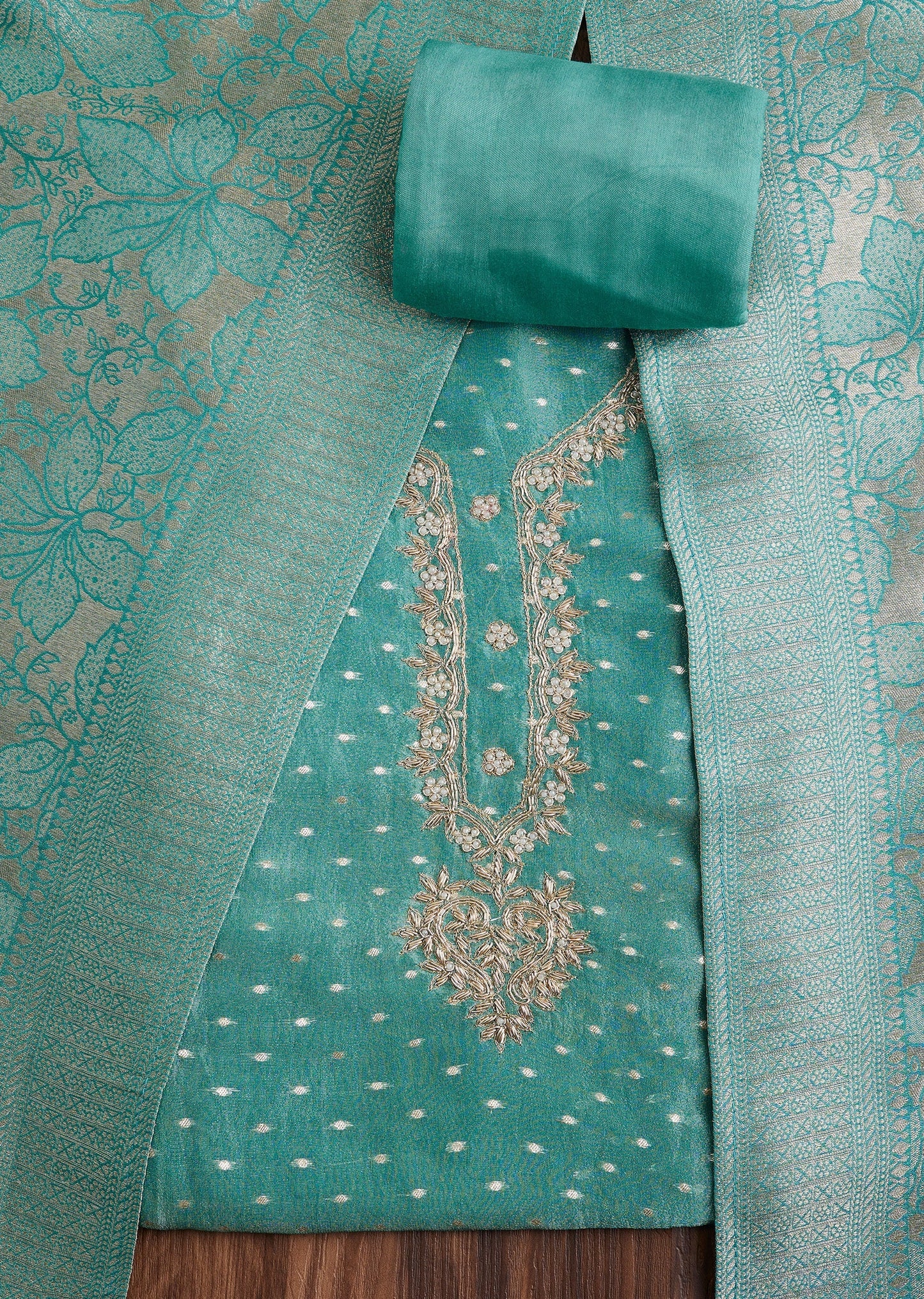 Rama Green Tissue Suit