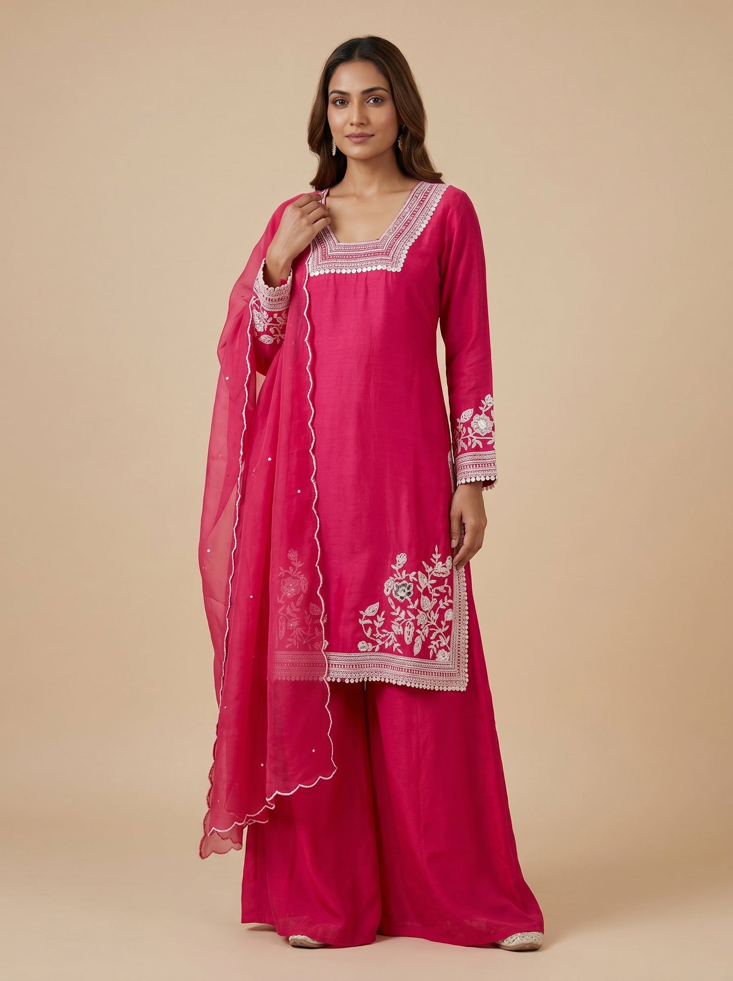 Rani Fuchsia Palazzo Set