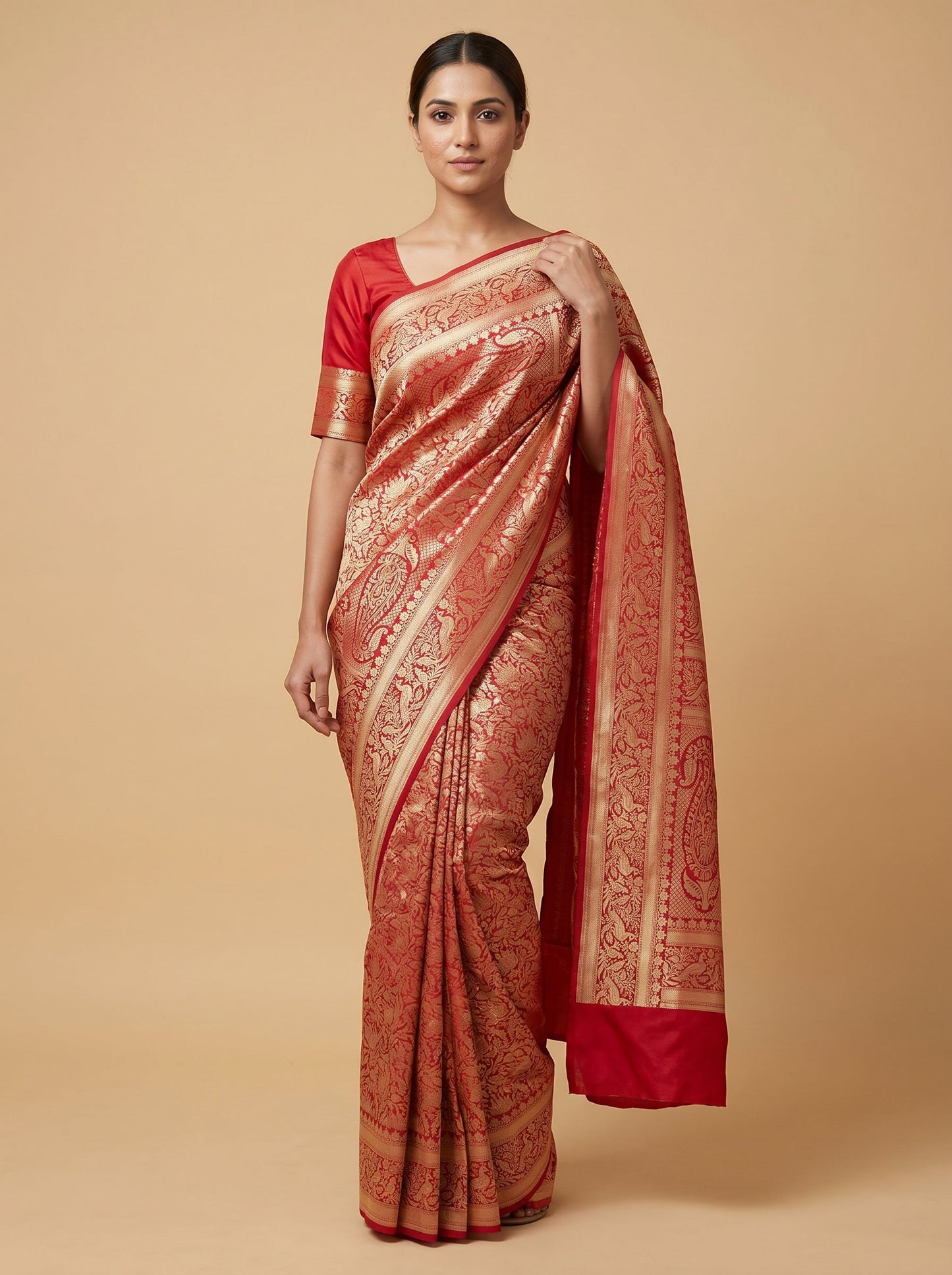 Rani Lush Tone Handloom Saree