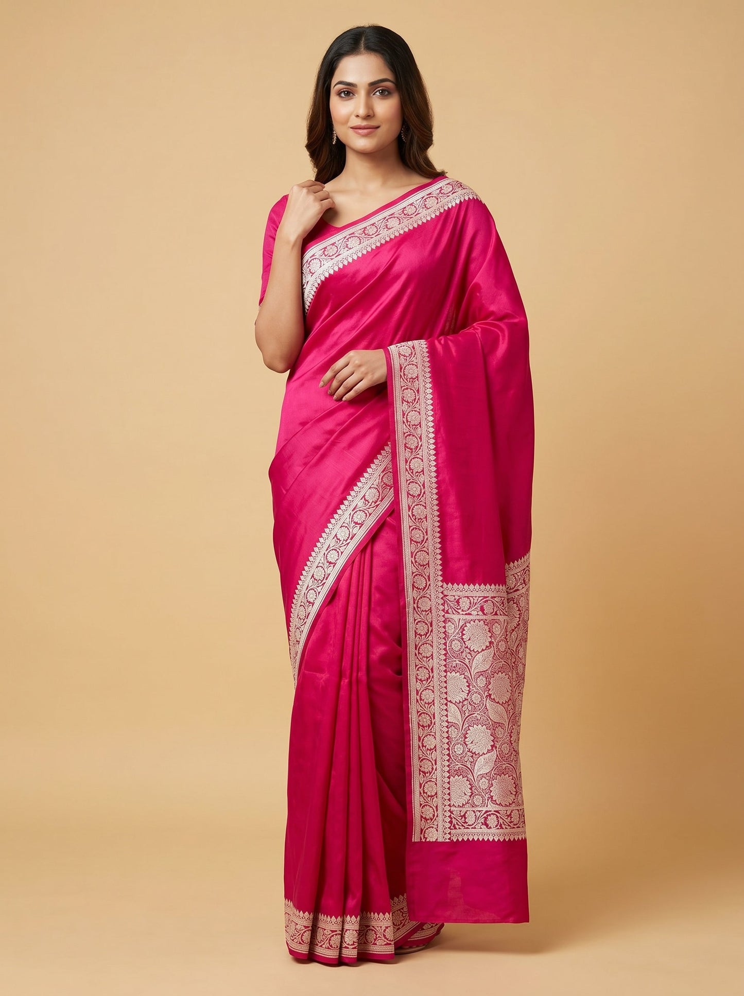 Rani Vibrant Spirit Handloom Saree