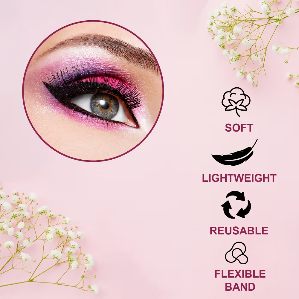 Bronson Professional Long and Natural Look False Eyelashes - 21