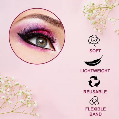 Bronson Professional Long and Natural Look False Eyelashes - 21