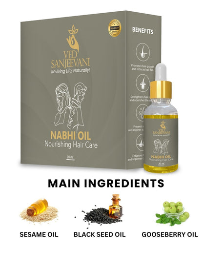 Ved Sanjeevani Nourishing Hair Care Nabhi Oil